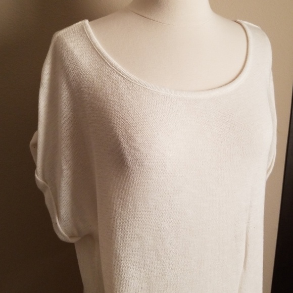 Off white short sleeve sweater - Picture 2 of 6